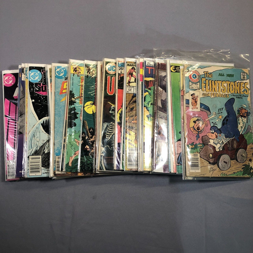 Vintage Comic Book Lot of 32 Bronze Age thru Copper Age 1973 Rare Jack Kirby
